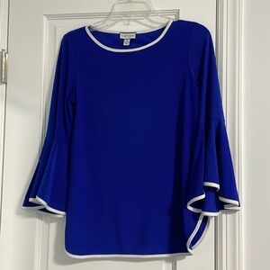 Bell sleeve top.